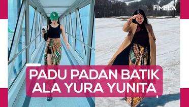 Inspirasi Gaya Fashion ala Yura Yunita, Selalu Otentik dengan Sentuhan Batik