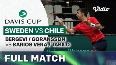 Full Match | Sweden (Filip Bergevi/Goransson) vs Chile (Vera Barrios/Alejandro Tabilo) | Davis Cup 2023