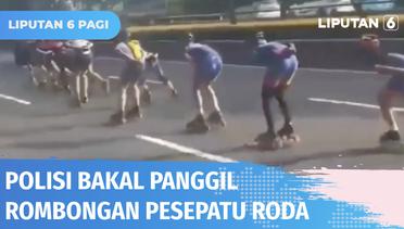 Rombongan Komunitas Sepatu Roda Dikecam, Polda Metro Jaya Bakal Panggil Para Pelaku | Liputan 6