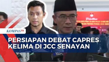 Pantauan Persiapan Debat Capres Kelima di JCC Senayan Jakarta