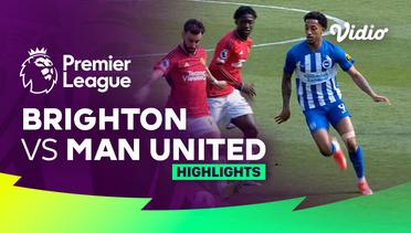 Brighton vs Man United - Highlights | Premier League 23/24