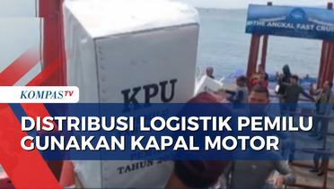 KPU Sewa 3 Kapal Nelayan untuk Distribusikan Logistik Pemilu ke Pulau Mandangin, Sampang