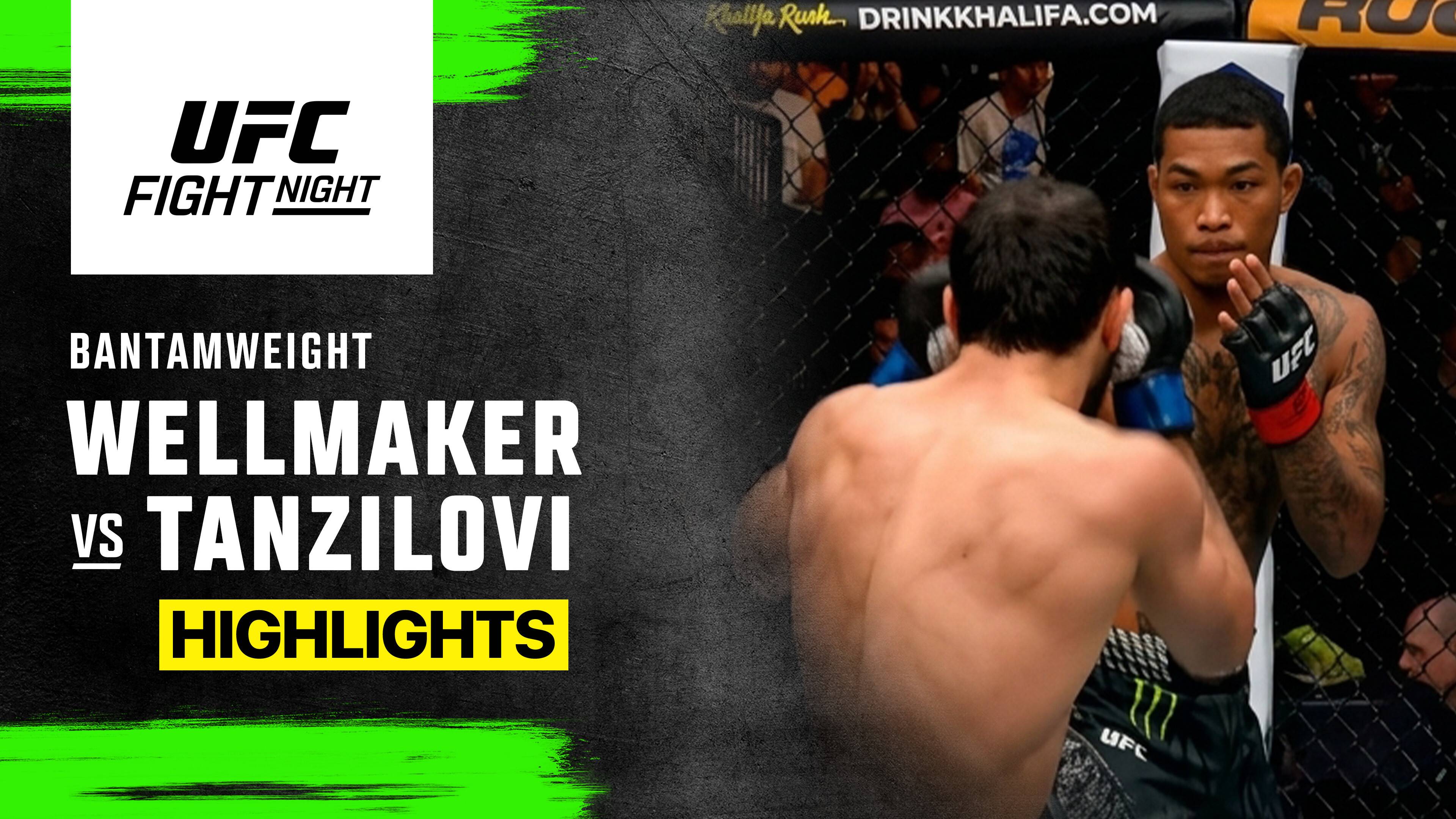 Malcolm Wellmaker vs Otari Tanzilovi - Bantamweight Bout | UFC Fight Night