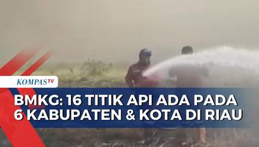 Helikopter Water Bombing Dikerahkan untuk Padamkan Kebakaran Hutan dan Lahan di Kampar Riau!