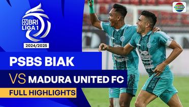 PSBS Biak VS Madura United FC - Full Highlights | BRI Liga 1 2024/25