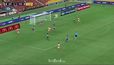 Brisbane Roar 3-2 Perth Glory | Liga Australia | Highlight Pertandingan dan Gol-gol