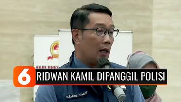 Usai Dipanggil Polisi, Ridwan Kamil Janji Akan Jatuhkan Sanksi untuk Pemda yang Melanggar Prokes | Liputan 6