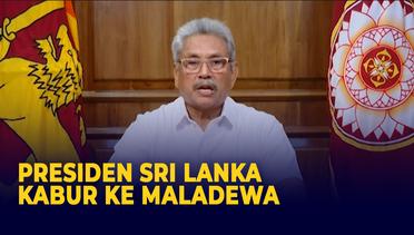 Presiden Sri Lanka Gotabaya Rajapaksa Melarikan Diri ke Maladewa, Bersama Istri dan 2 Pengawal
