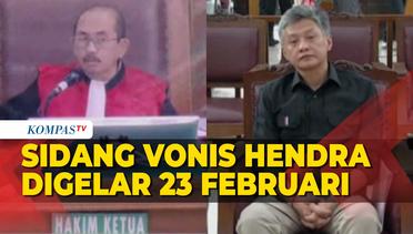 Hendra Kurniawan Akan Hadapi Sidang Vonis Hakim Pada 23 Februari Mendatang
