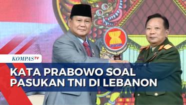 Menhan Prabowo Subianto Sebut Belum Ada Rencana Tarik TNI dari Misi Perdamaian di Lebanon!