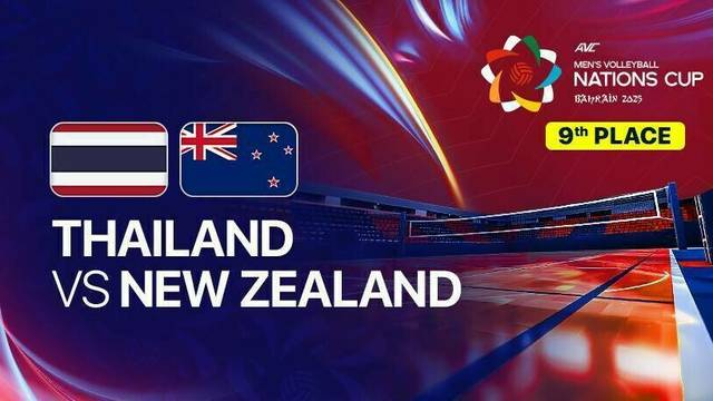 CF 9-11: Thailand vs New Zealand  - Full Match | AVC Men's Volleyball Nations Cup 2025