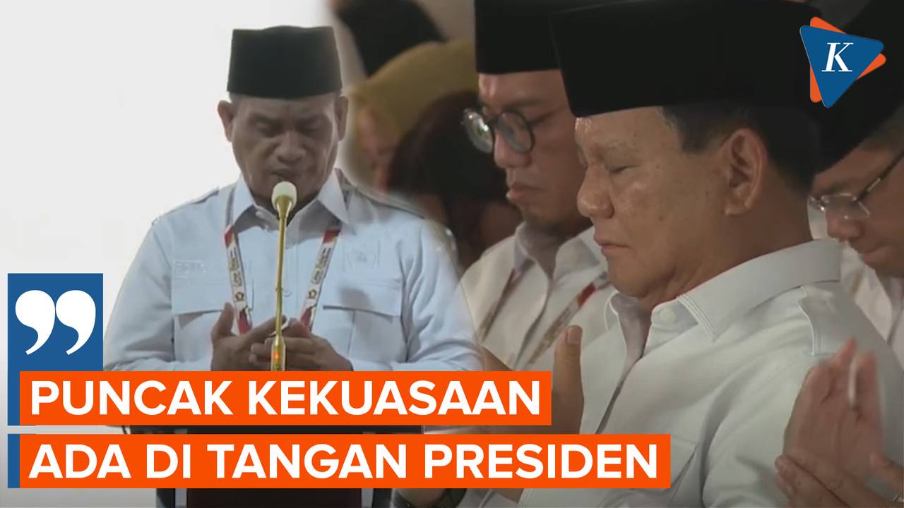 Gerindra Berdoa Memohon Prabowo Jadi Presiden 2024 Kompascom Vidio