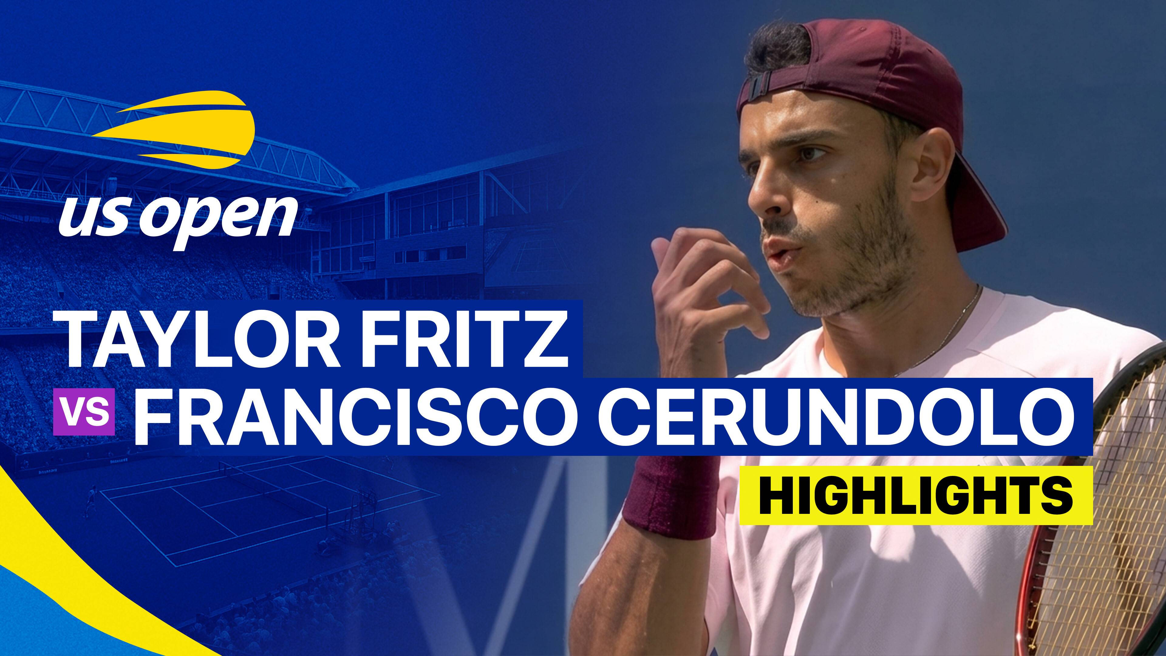 Taylor Fritz vs Francisco Cerundolo - Men's Singles Round 3 | US Open Tennis Championships 2026