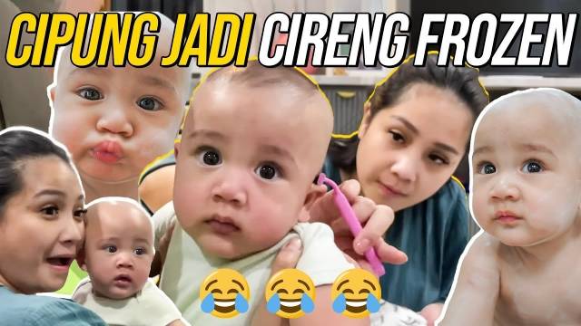 CIPUNG SUPER ANTENG!!! DIBOTAKIN,JADI UDANG SAOS PADANG JUGA SANTAI AJA, NAGITA NGAKAK GAK BERENTI
