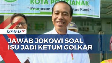 Kelakar Jokowi saat Jawab Isu Jadi Ketum Golkar: Sementara Saya Jadi Ketua Indonesia Saja