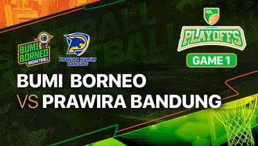 Full Match | Game 1: Bumi Borneo Pontianak vs Prawira Harum Bandung | IBL Playoffs 2023