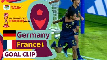 GOOLLL!!! Mathis Amougou (France) Datang Dari Blind Spot!! Tahan Imbang Germany 2 - 2 France - FIFA U-17 World Cup Indonesia 2023