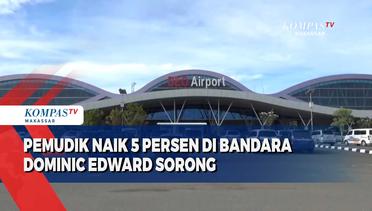 Pemudik Naik 5 Persen Di Bandara Dominic Edward Sorong