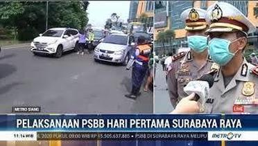 PSBB Berlaku, Perbatasan Surabaya-Sidoarjo Macet