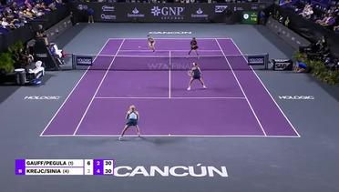 Gauff/Pegula vs Krejcikova/Siniakova - Highlights | WTA Finals Cancun 2023