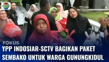 YPP Indosiar-SCTV Bagikan Bantuan Pangan, Paket Sembako Diberikan kepada Warga Gunungkidul | Fokus