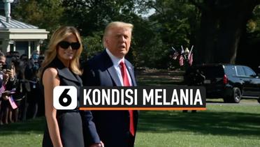 Kemunculan Perdana Melania Trump Setelah Positif Covid-19