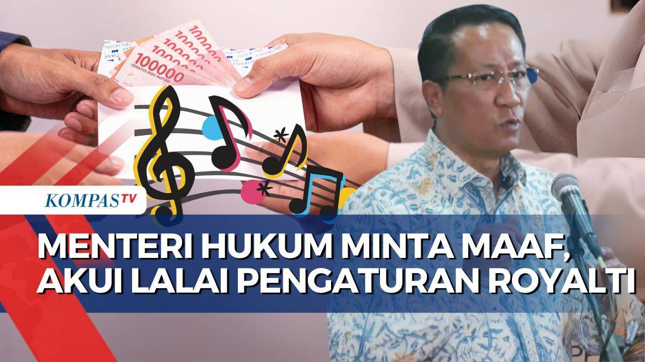 Menkum Supratman Andi Agtas Minta Maaf, Janji Tak Teken Aturan Royalti Sebelum Uji Terbuka - Kompas TV