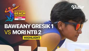 Highlights | Semifinal - Putri (2x2): Baweany Gresik 1 vs Mori NTB 2 | National Beach Volleyball League 2022