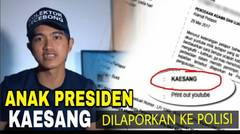 Anak Jokowi • Sosok Kaesang Dipolisikan Soal Ujaran Kebencian Di Youtube