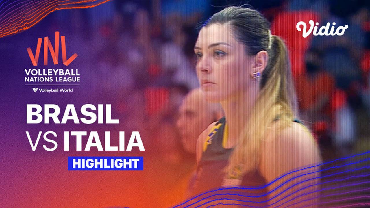 Match Highlights Brasil vs Italia Women’s Volleyball Nations League