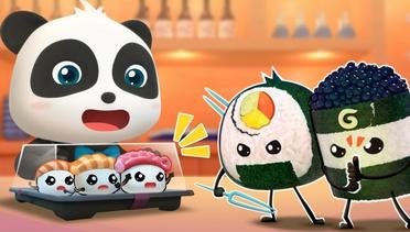 Bayi Panda Kiki & Ninja Sushi Yang Sangat Lincah