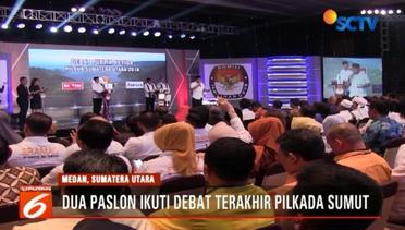 Debat Ketiga Cagub Sumatera Utara Berlangsung Meriah  - Liputan6 Pagi