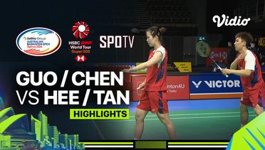 Guo Xin Wa/Chen Fang Hui (CHN) vs Hee Yong Kai Terry/Tan Wei Han Jessica (SGP) - Highlights | Sathio Group Australian Open 2024 - Mixed Doubles