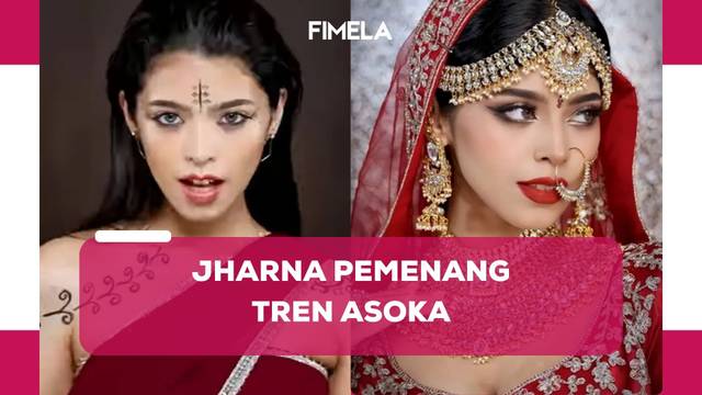 8 Potret Jharna Bhagwani Ikut Tren Makeup Asoka, Hasilnya Luar Biasa Hingga Dinobatkan Jadi Pemenang