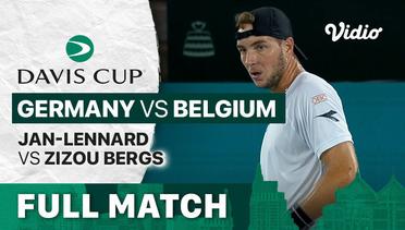 Full Match | Grup C Germany vs Belgium | Jan-Lennard Struff vs Zizou Bergs  | Davis Cup 2022