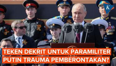 Dekrit Paramiliter Baru Putin, Prajurit Wajib Bersumpah di Depan Bendera Rusia