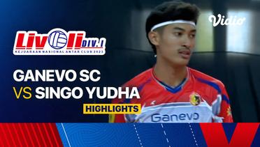 Perebutan Tempat Ketiga Putra: Ganevo SC vs Singo Yudha Kutai Barat - Highlights | Livoli Divisi 1 2023