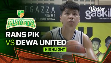 Highlights | Game 1: RANS PIK Basketball vs Dewa United Basketball | IBL Playoffs 2023