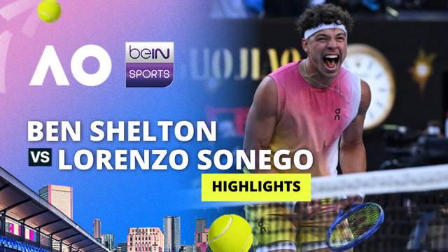 Ben Shelton (USA) vs Lorenzo Sonego (ITA) - Men's Singles Quarterfinals - Highlights | Australian Open 2025