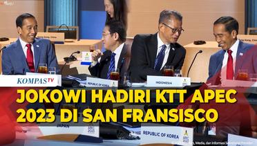 Momen Jokowi Hadiri KTT APEC, Duduk Diapit PM Jepang dan Pemimpin Hongkong