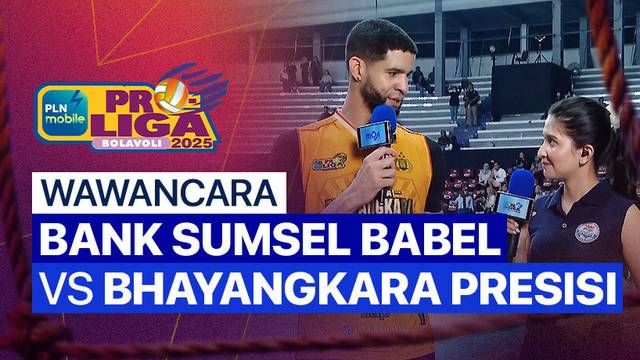 Wawancara Pasca Pertandingan| Final Four Putra: Palembang Bank SumselBabel vs Jakarta Bhayangkara Presisi | PLN Mobile Proliga 2025