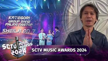 Selamat!! Sheila On 7 Sebagai Kategori Group Band Paling Ngetop! | SCTV Music Awards 2024