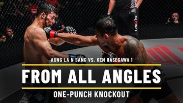Aung La N Sang vs. Ken Hasegawa 1 | ONE From All Angles