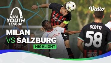 Highlights - Milan vs Salzburg | UEFA Youth League 2022/23