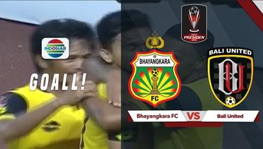 GOAALL!! Tendangan Melengkung Dendy-Bhayangkara FC Menusuk Gawang Bali United. 3-0 untuk Bhayangkara FC | Piala Presiden 2019