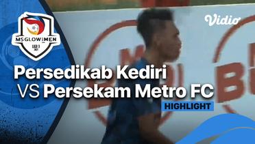 Highlight - Persedikab Kediri 1 vs 0 Persekam Metro FC | Liga 3 2021/2022