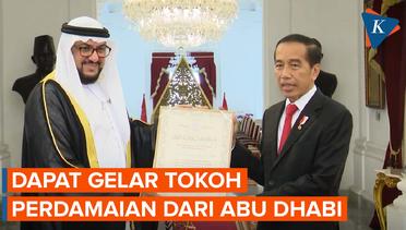Jokowi Dapat Gelar Tokoh Perdamaian Internasional Imam Hasan Bin Ali 2022 dari Abu Dhabi