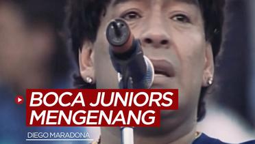 Cara Mengharukan Boca Juniors Mengenang Diego Maradona
