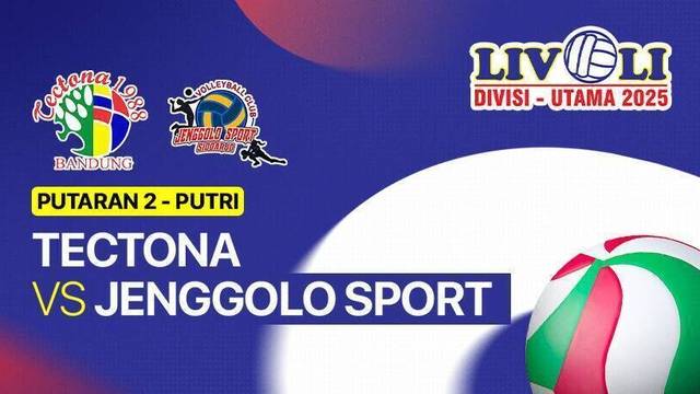 Putri: Tectona vs Jenggolo Sport Sidoarjo - Full Match | Livoli Divisi Utama 2025
