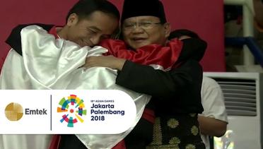 Viral no 3 Asian Games 2018: Jokowi dan Prabowo Berpelukan | Closing Ceremony Asian Games 2018